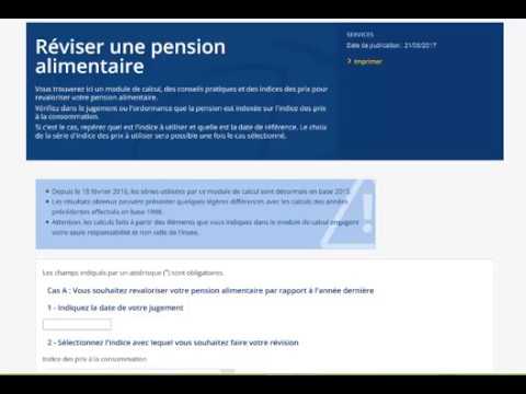comment est déterminé le montant de la pension alimentaire