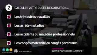 Quels sont les trimestres retenus pour le calcul de la retraite ?